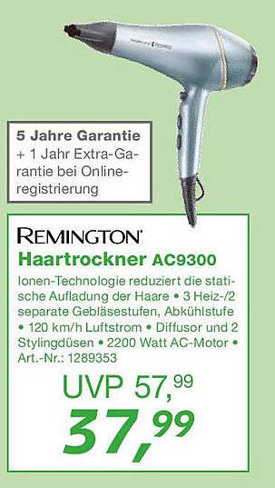 Remington Haartrockner AC9300