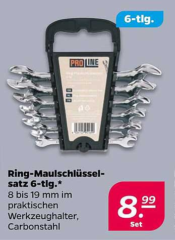 Ring-Maulschlüsselsatz 6-tlg.
