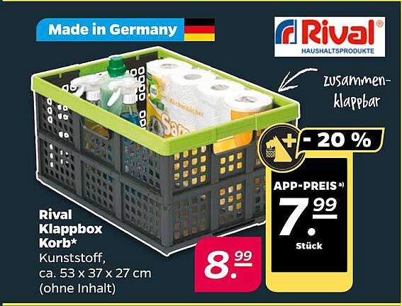 Rival Klappbox Korb*