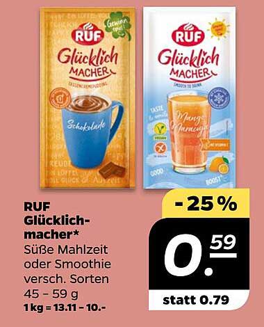 RUF Glücklichmacher – Süße Mahlzeit oder Smoothie