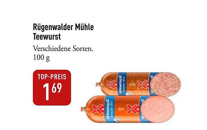 Rügenwalder Mühle Teewurst - Verschiedene Sorten, 100 g