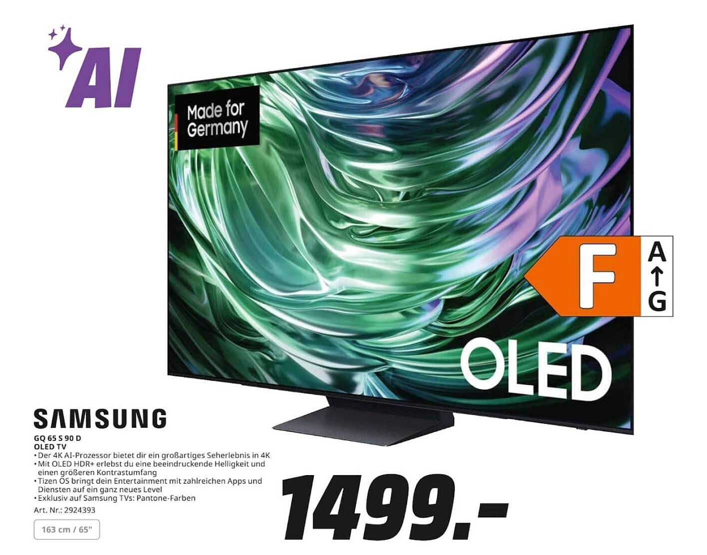Samsung GQ65S90D OLED TV