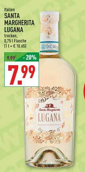 SANTA MARGHERITA LUGANA trocken, 0,75 l Flasche