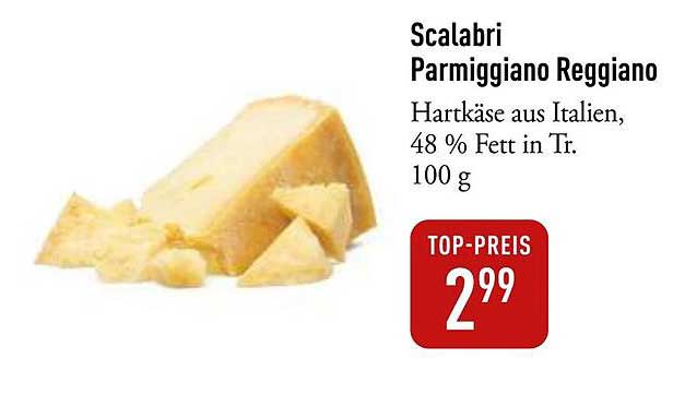 Scalabri Parmigiano Reggiano Hartkäse aus Italien