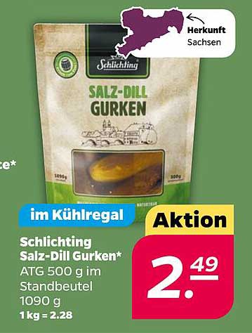 Schlichting Salz-Dill Gurken 500 g