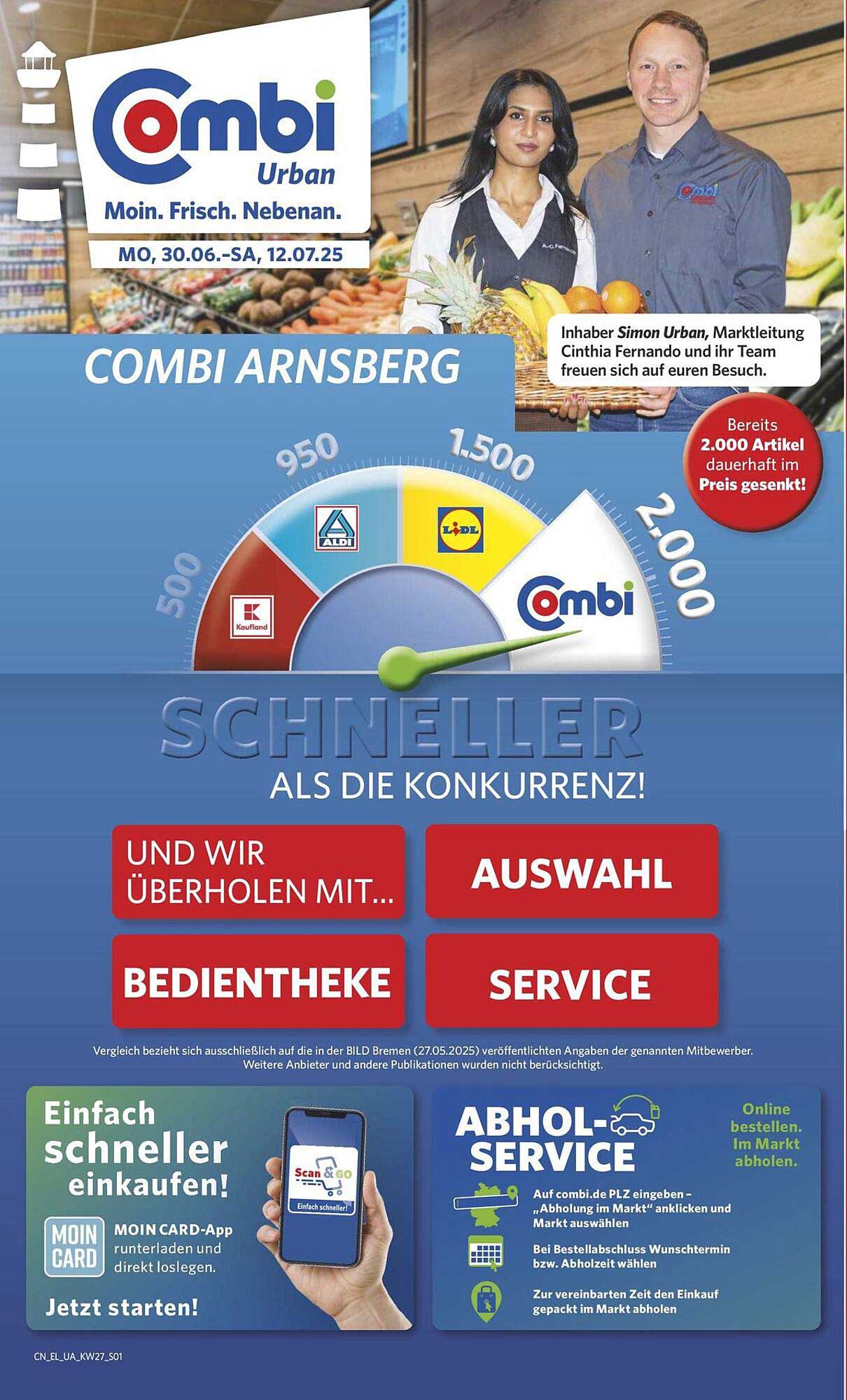 Schneller als die Konkurrenz – Combi Angebot vom 30.06. bis 12.07.2025