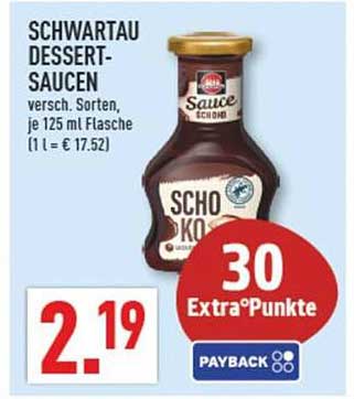 Schwartau Dessert-Saucen, verschiedene Sorten, je 125 ml Flasche