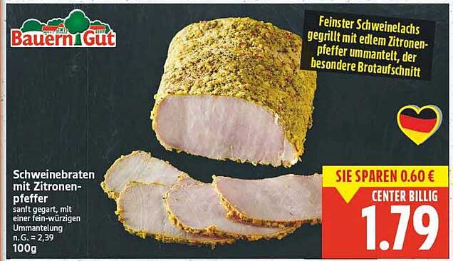 Schweinebraten mit Zitronen-Pfeffer