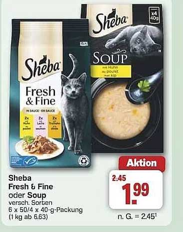 Sheba Fresh & Fine oder Soup – Verschiedene Sorten