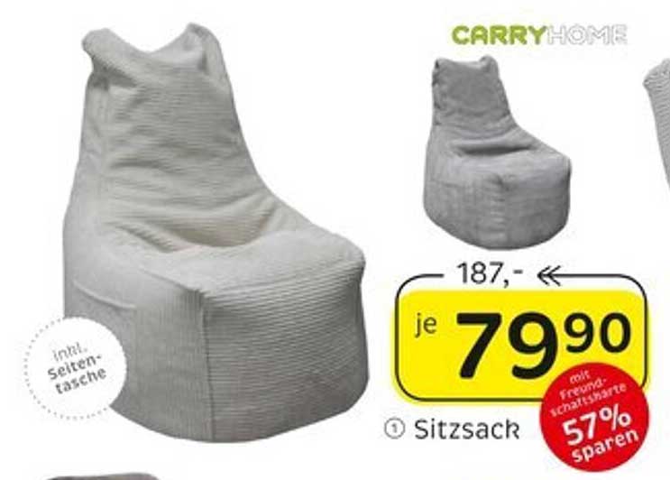 Sitzsack von CARRYHOME – Komfort für Ihr Zuhause