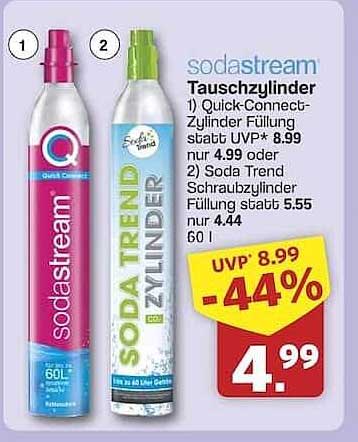 sodastream Tauschzylinder - Quick-Connect & Soda Trend