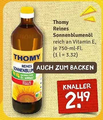Thomy Reines Sonnenblumenöl 750 ml