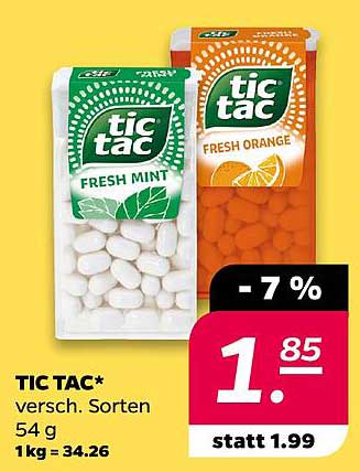 TIC TAC* versch. Sorten 54 g