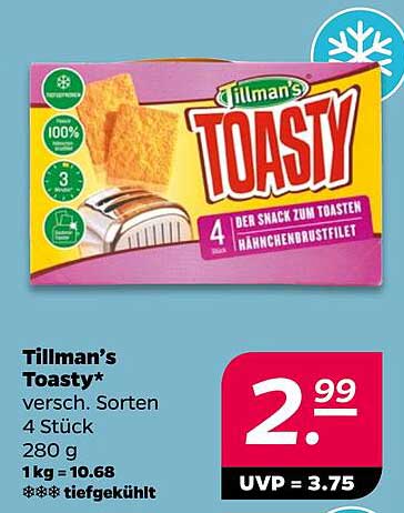 Tillman’s Toasty - Der Snack zum Toasten 280 g