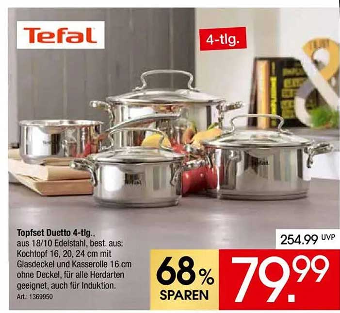 Topfset Duetto 4-tlg. von Tefal