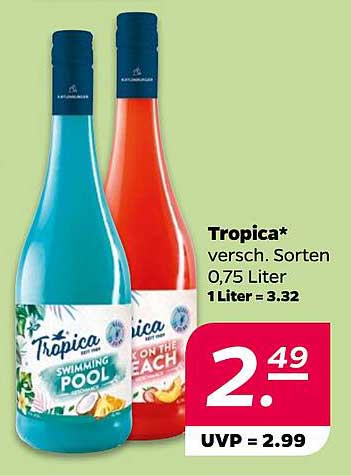Tropica verschiedene Sorten 0,75 Liter