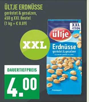 Ültje Erdnüsse geröstet & gesalzen, 450 g XXL Beutel