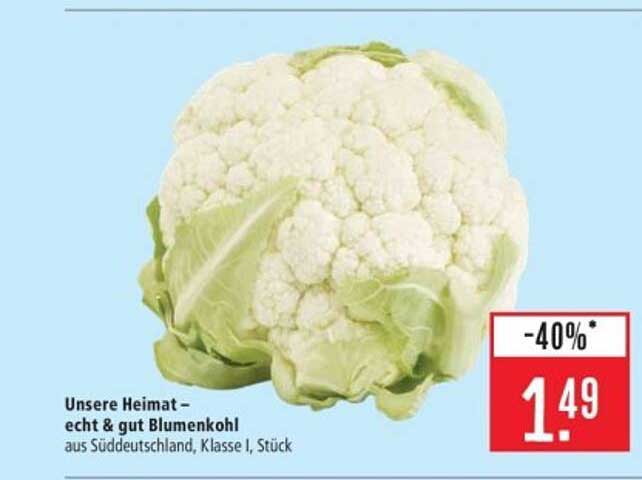 Unsere Heimat – echt & gut Blumenkohl, Klasse I, Stück
