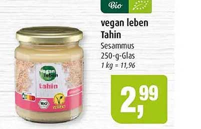 vegan leben Tahin 250-g-Glas