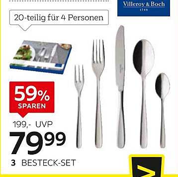 Villeroy & Boch Besteck-Set 20-teilig für 4 Personen