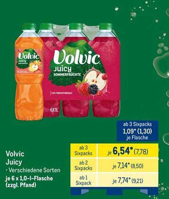 Volvic Juicy - Sommerfrüchte 6x1L