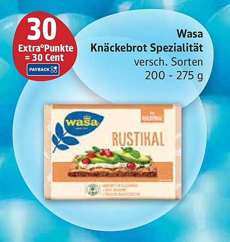 Wasa Knäckebrot Spezialität - verschiedene Sorten 200 - 275 g