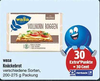 Wasa Knäckebrot Vollkorn Roggen, verschiedene Sorten, 200-275 g Packung
