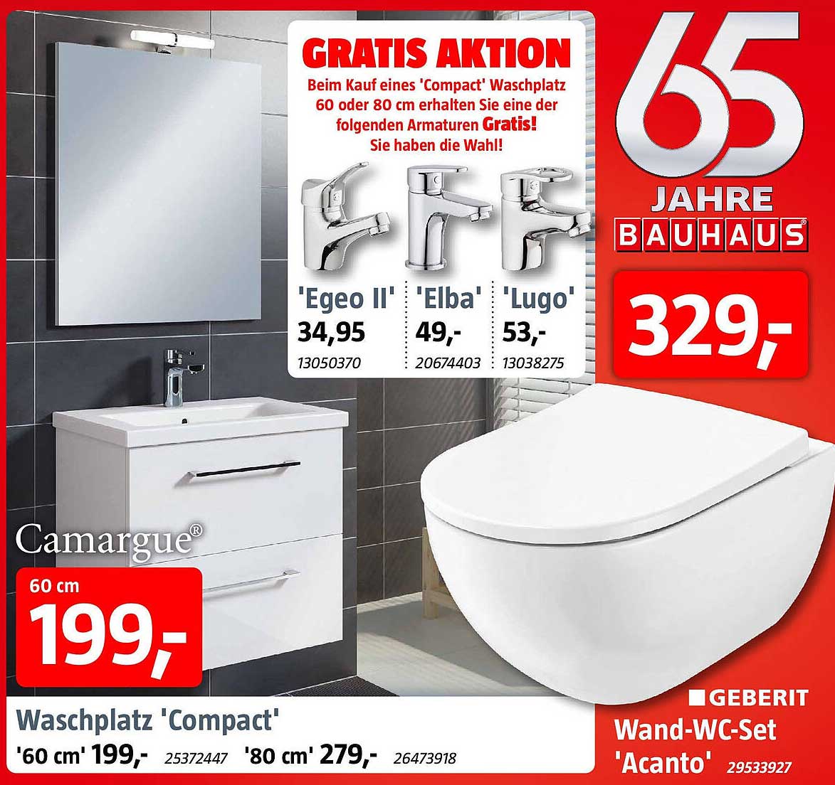 Waschplatz 'Compact' (60 cm) für nur 199,-