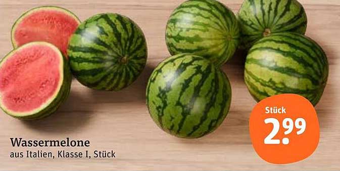Wassermelone aus Italien, Klasse I, Stück