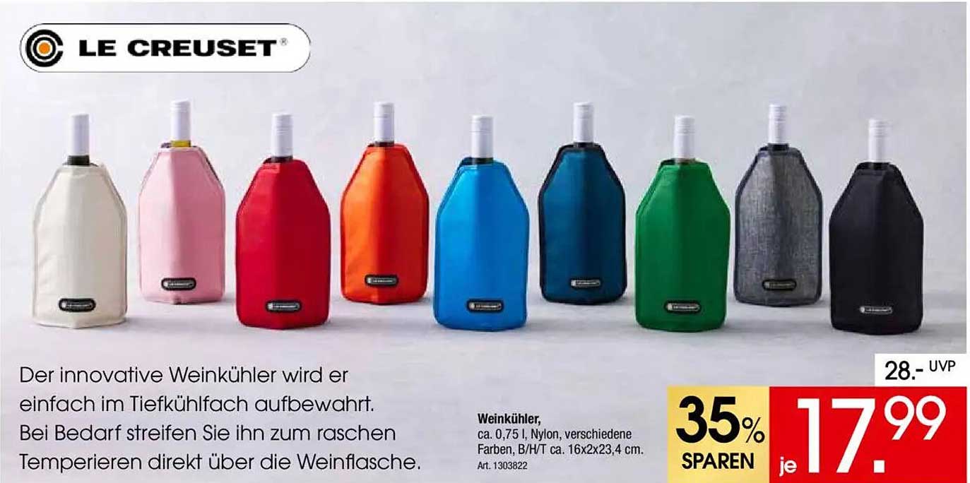 Weinkühler von Le Creuset - Ihr idealer Begleiter für jede Feier