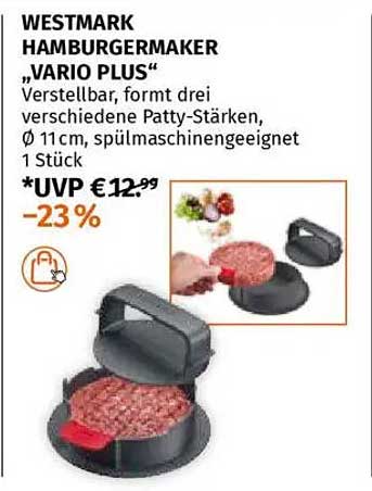 WESTMARK HAMBURGERMAKER „VARIO PLUS“
