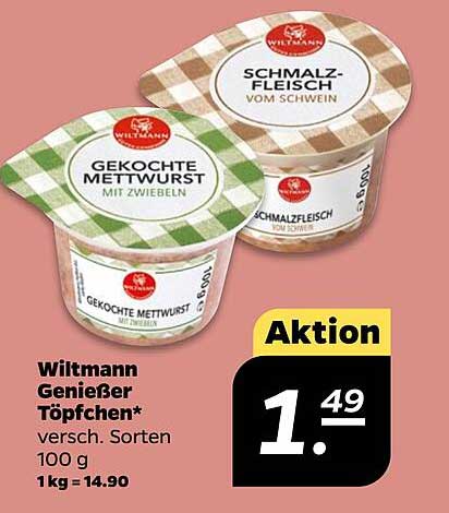 Wittmann Genießer Töpfchen – Verschiedene Sorten 100 g