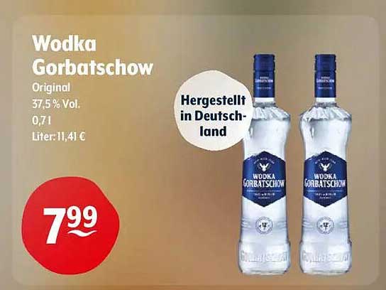 Wodka Gorbatchow – Original 0,71l