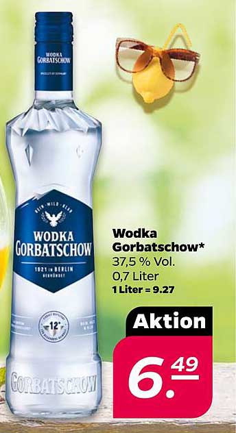 Wodka Gorbattschow* 0,7 Liter – Aktionspreis!