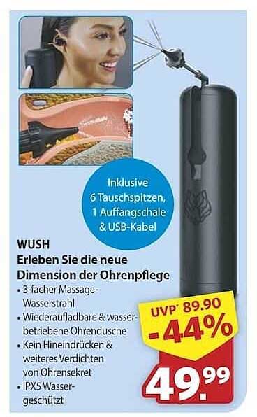 WUSH – Erleben Sie die neue Dimension der Ohrpflege
