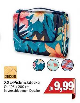 XXL-Picknickdecke für entspannte Outdoor-Momente