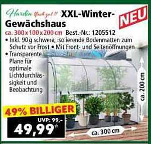 XXL-Winter-Gewächshaus