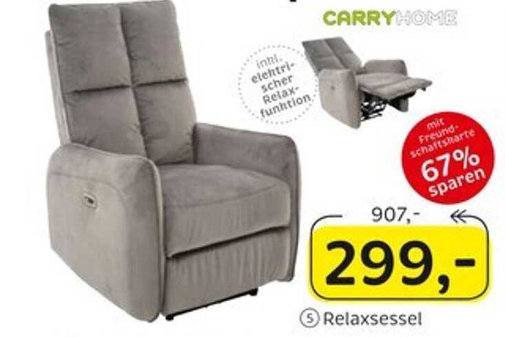 XXXLutz Relaxsessel mit elektrischer Relaxfunktion