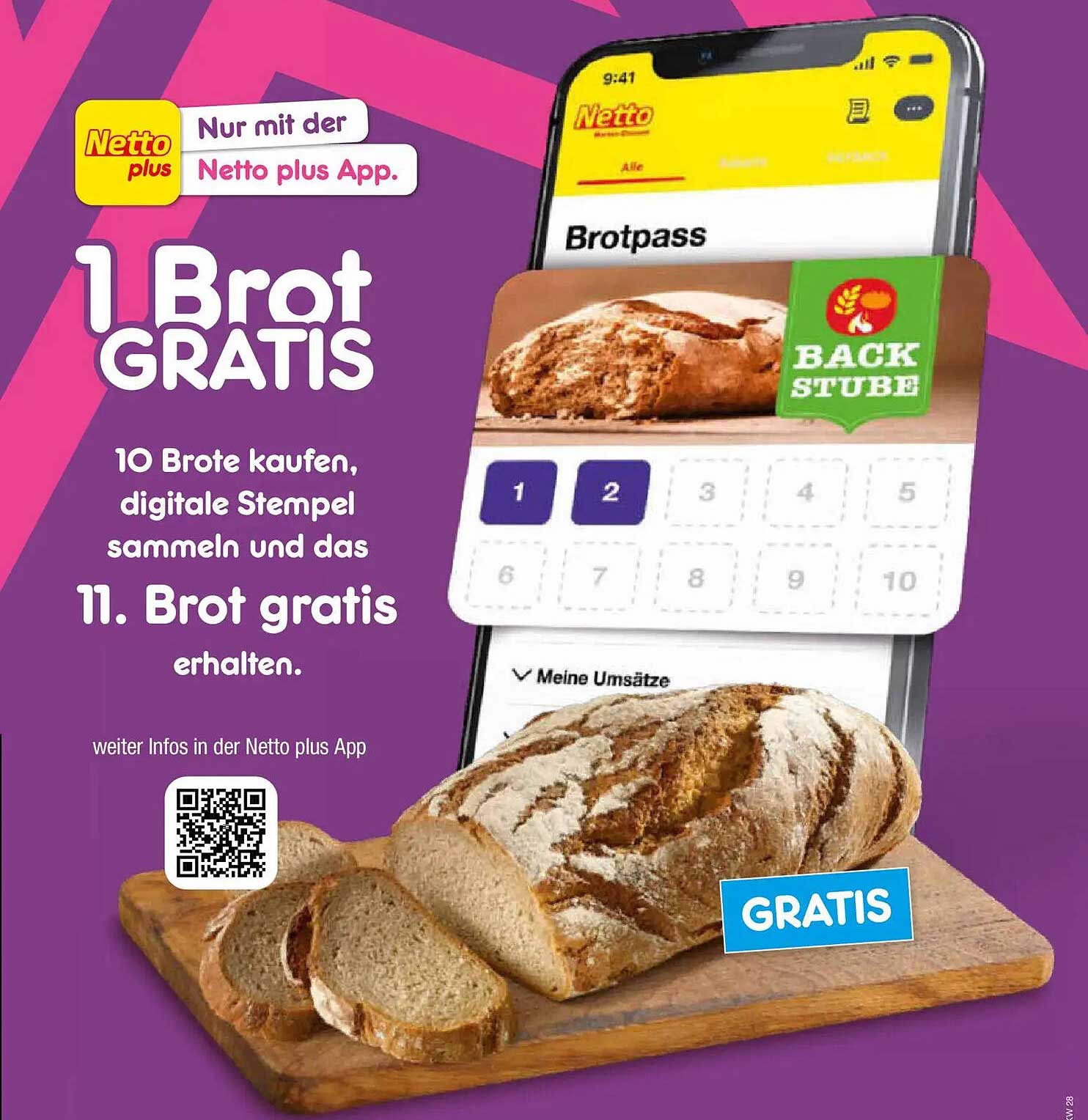 1 Brot GRATIS