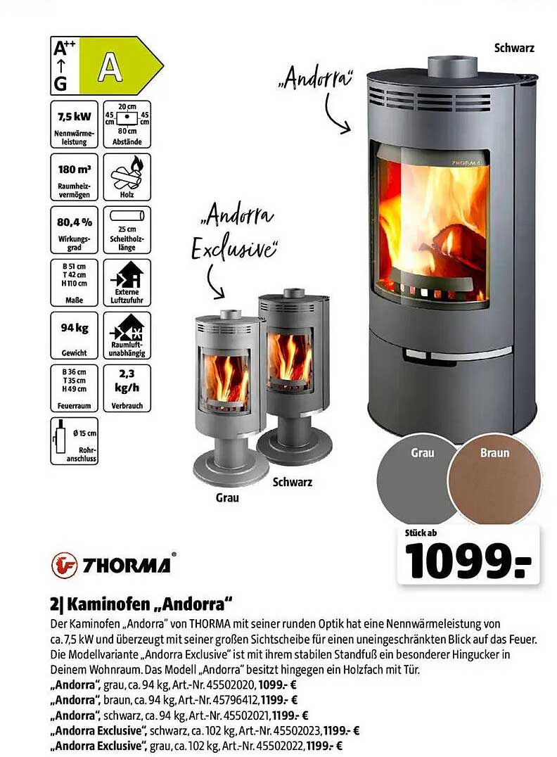 2| Kaminofen „Andorra“