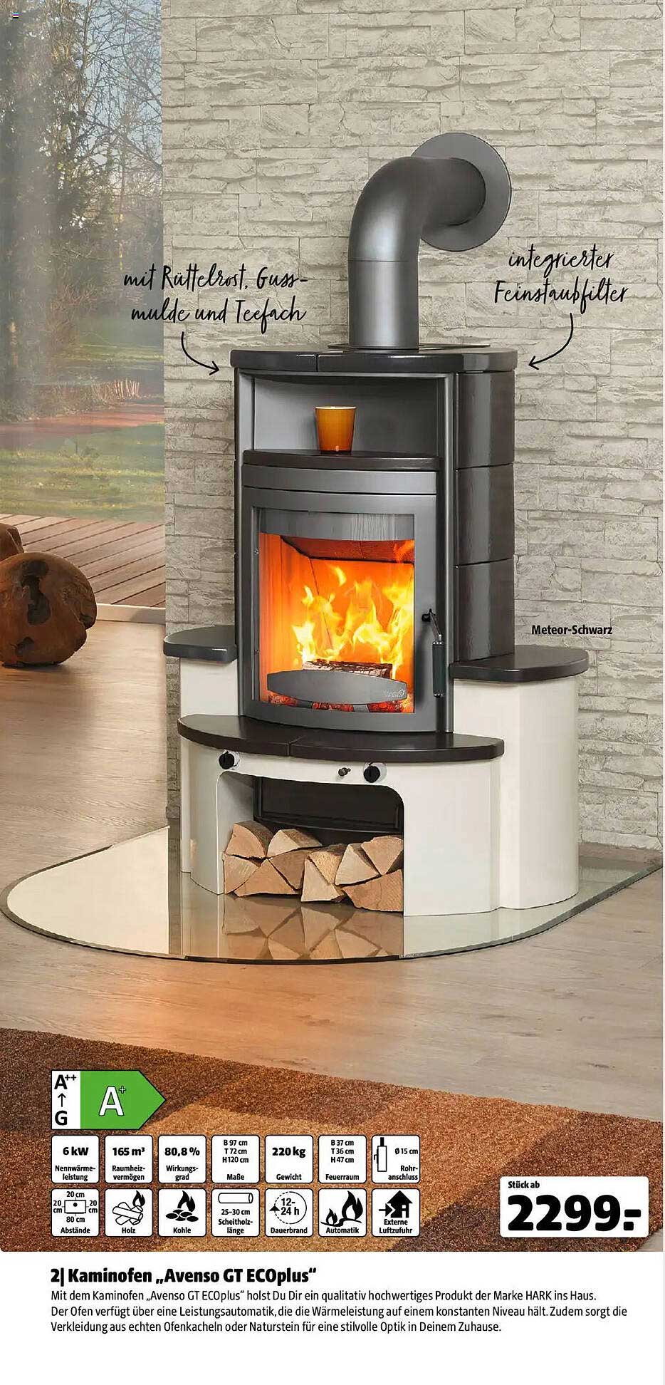 2| Kaminofen „Avenso GT ECOplus“