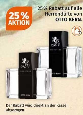 25 % Rabatt auf alle Herrendüfte von OTTO KERN.