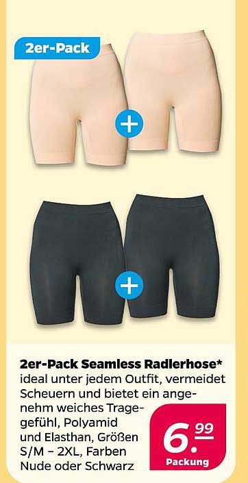 2er-Pack Seamless Radlerhose*