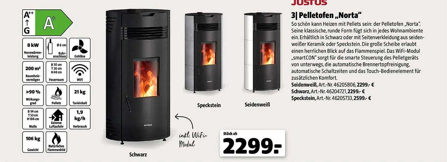 3| Pelletofen „Norta“