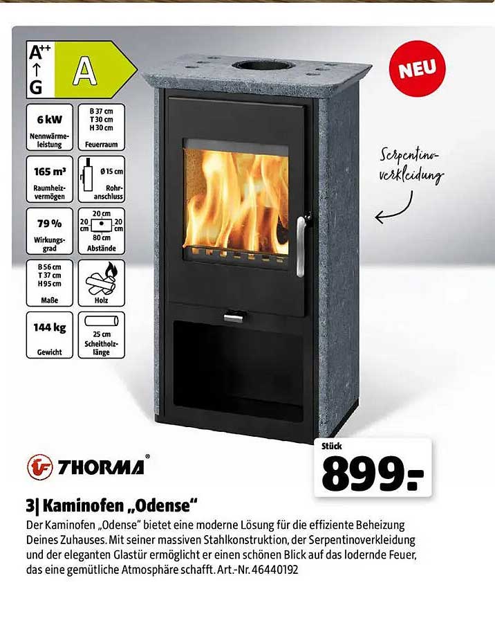 3l Kaminofen „Odense“