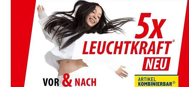 5x LEUCHTKRAFT NEU