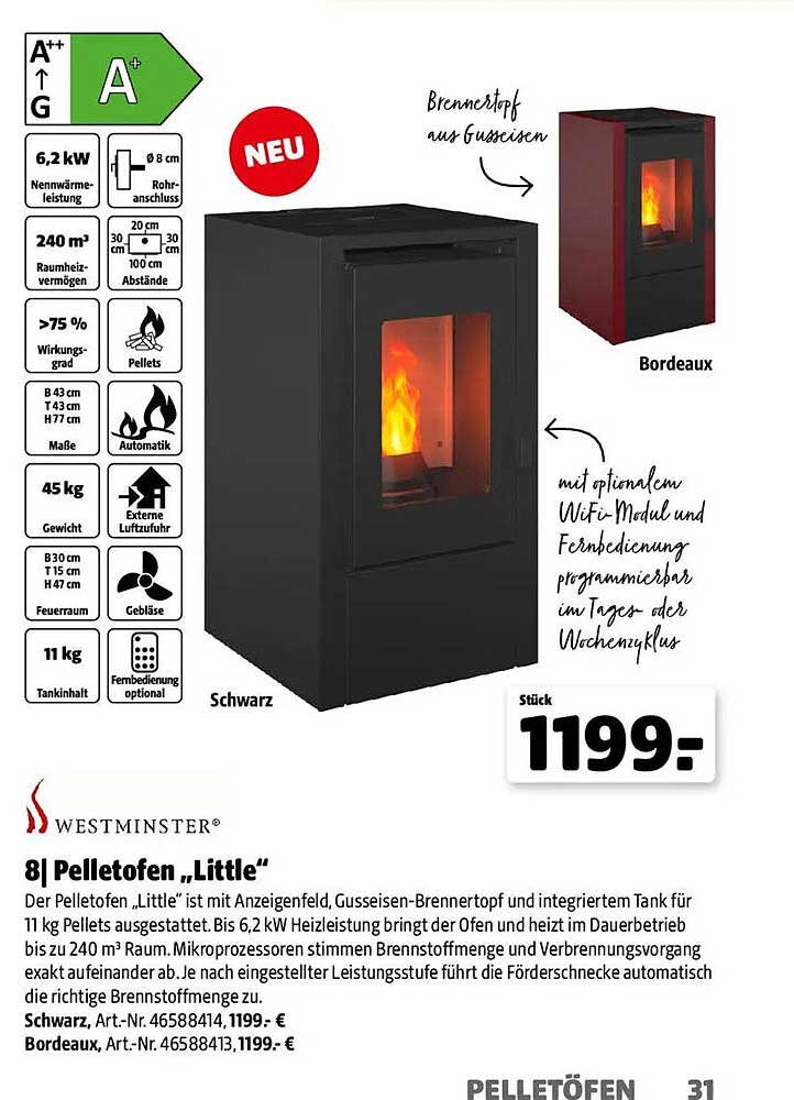 8l Pelletofen „Little“