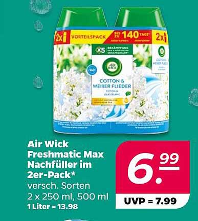 Air Wick Freshmatic Max Nachfüller im 2er-Pack*