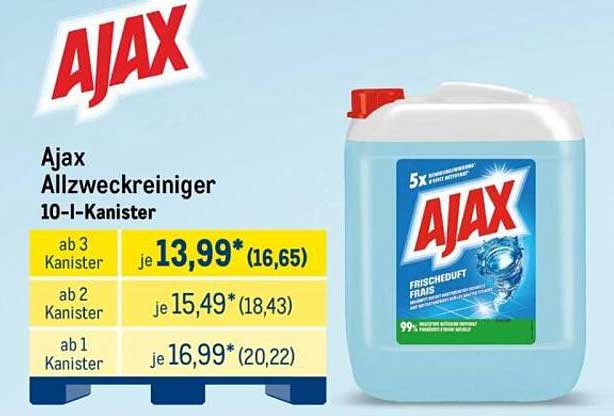Ajax Allzweckreiniger 10-l-Kanister