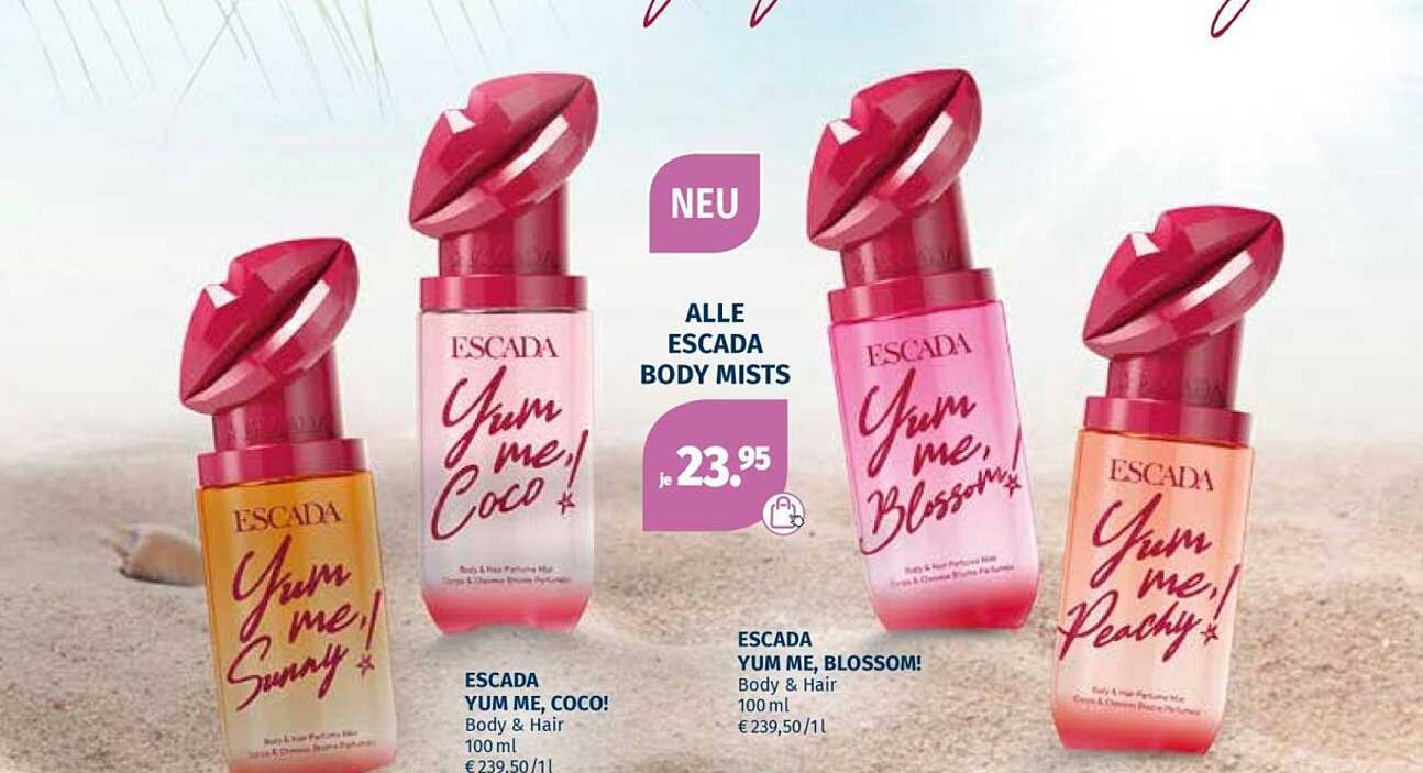 ALLE ESCADA BODY MISTS